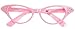 Hip Hop 50's Shop Kids Cat Eye Glasses (Child/Youth, Light Pink)