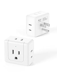SUPERDANNY【2 Pack】 Multi Plug Outlet