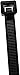 Heavy Duty Cable Zip Ties. Durable strong nylon tie wraps, 120 LB Tensile Strength (9 Inch 100 Pack, UV Black)