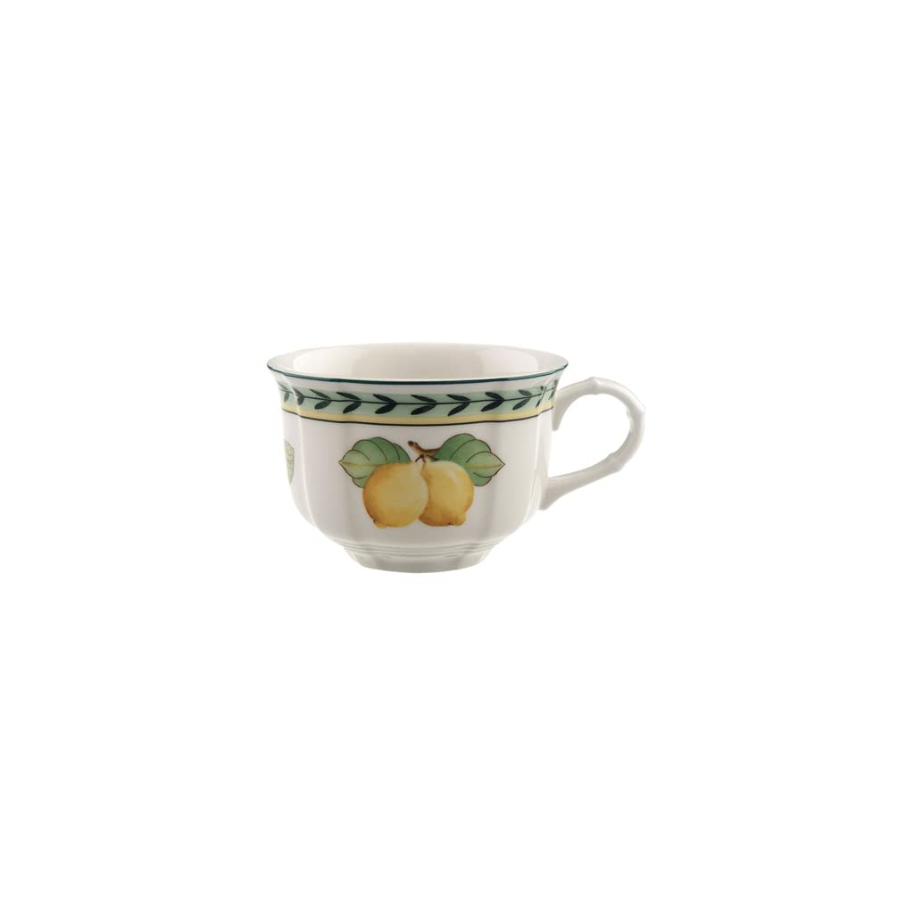 Villeroy & Boch French Garden Fleurence Tea Cup, 200 ml, Height: 6 cm, Premium Porcelain, White/Multicoloured