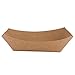 Stock Your Home [250 Pack] Extra Large Disposable Brown Kraft Paper Food Trays, 3-Lb Concession Tray, Serving Boats for Party Snacks, Taco Bar, Seafood, Nachos Plates