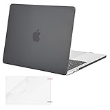 MOSISO MacBook Pro 13 Case 2018 2017 2016 Release A1989/A1706/A1708, Plastic Hard Shell Cover with Screen Protector Compatible Newest MacBook Pro 13 Inch with/Without Touch Bar, Gray