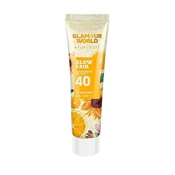 Glamour World Ayurvedic Glow Fair 40 Sunscreen Lotion