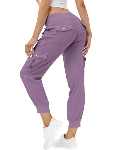 MoFiz Women's Lightweight Hiking Cargo Pants