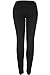 2LUV Women's Stretchy 5 Pocket Skinny Jeans Black 9