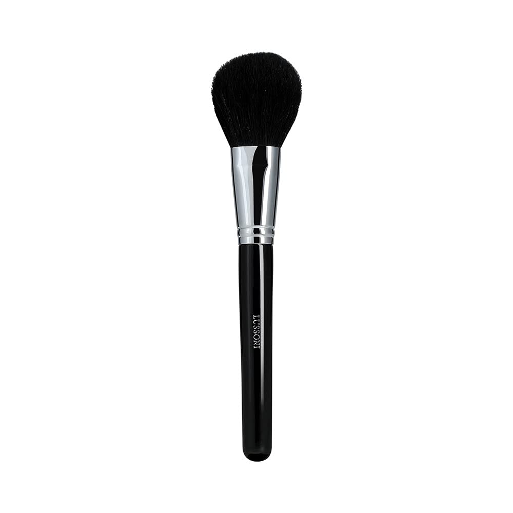T4B Lussoni Pro 212 Professional Medium Powder Makeup Brush for Applying Loose or Pressed Powders with Easy to Clean Mixed Bristles Designed for Professional Use