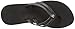 Reef Women's Cushion Twin Flip Flop, Black, 9 M US