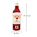 NEILDEN Cute Christmas Sweater Wine Bottle Cover, Handmade Wine Bottle Sweater for Christmas Decorations Cute Christmas Sweater Party Decorations 2pcs