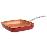 NuWave 9 inch Ceramic Non-Stick Fry Pan | As Seen On TV | Scratch Proof, Dishwasher Safe, Oven Safe, Stove Safe | For Healthy and Delicious cooking | Made of Composite Hard Anodized Aluminum