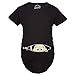 Maternity Baby Peeking T Shirt Funny Pregnancy Tee for Expecting Mothers Funny Graphic Maternity Tee Funny Maternity T Shirt Funny Maternity Shirts Black XL
