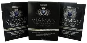 VIAMAN MALE DELAY WIPES AIDS IN PREMATURE EJACULATION EASY TO CARRY/STORE