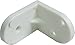 Celtic Woods Pack of 20 White Plastic Corner Angle Brackets for Furniture Construction/Repair D020