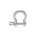 10 PCS O Shape Anchor Shackle, Zinc alloy Heavy Duty Load Clamp for Chains Wirerope Lifting Paracord Outdoor Camping Survival Rope Bracelets.