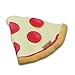 Little Toader Teething Toys - Soft Silicone Food Shaped BPA Free Teethers (Pizza)