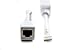 Litcessory RJ45 to 6-Pin Ethernet Cable Adapter for Philips Hue/WiZ Lightstrip (2 Pack - One Pair, White - Standard 6-PIN V3 / WiZ Lightstrip)