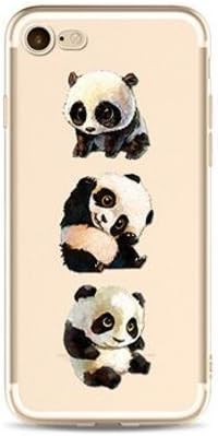 Darin All Kinds of Pandas Flexible Soft Transparent Clear TPU Case for iPhone 5C (iPhone 5C, 1)