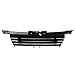 Compatible with VW Volkswagen Jetta ABS Plastic Front Grille (Black) - 4th Gen A4 Typ 1J Mk4