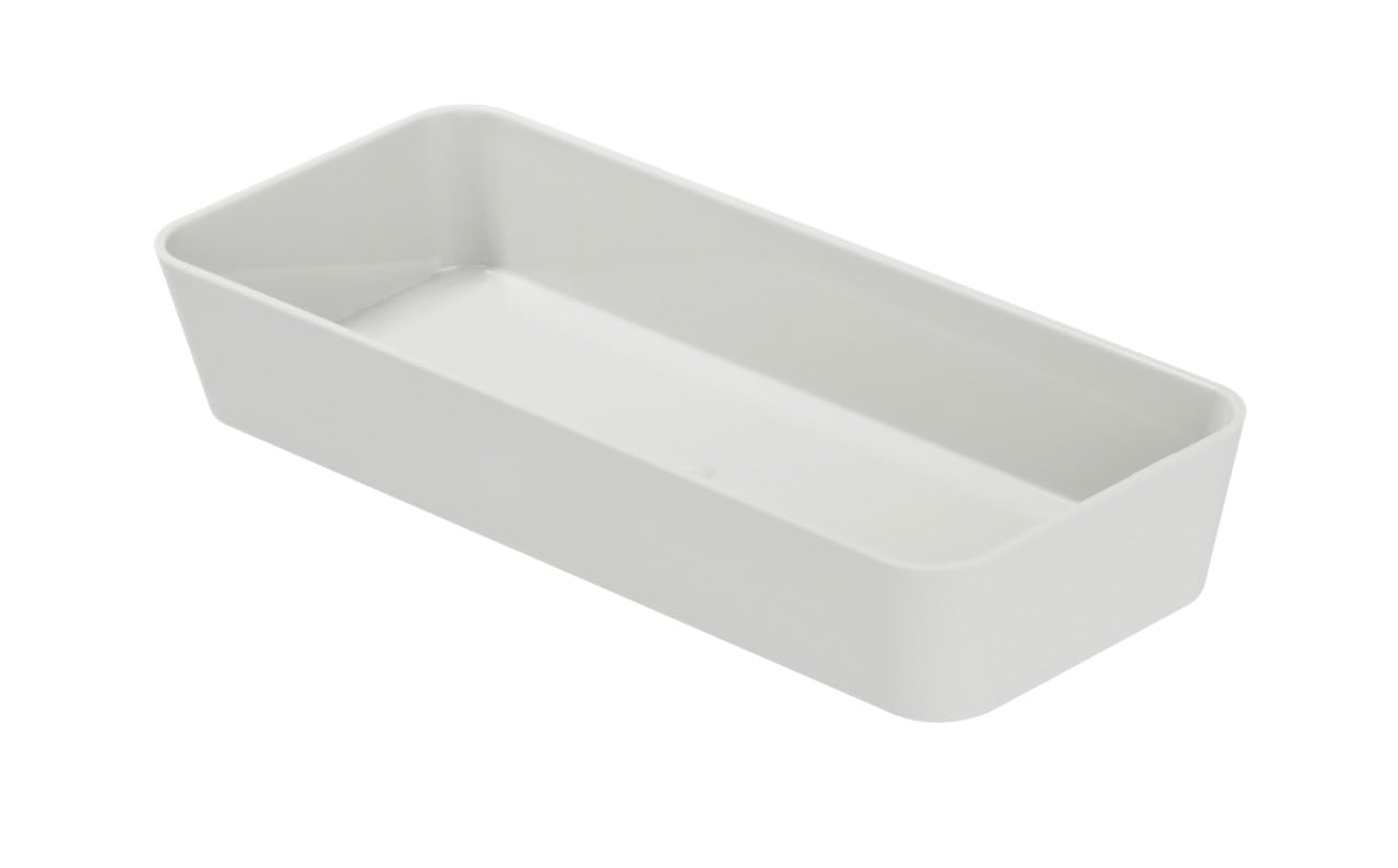 WENKO 20914100 Storage tray Gom White, Polystyrene, 24 x 4 x 10 cm, White