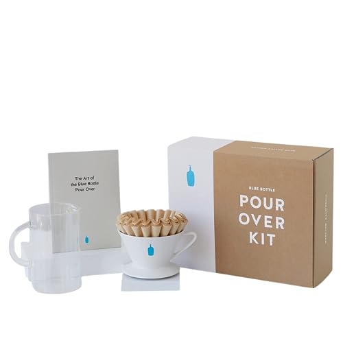 Mua Blue Bottle Pour Over Kit with Coffee Dripper and Filters, Carafe, and How to Make a Pour