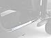 Rugged Ridge Door Entry Guards for Jeep Wrangler TJ/LJ | 2-Piece Set, No Drill | Textured Stainless | 11119.03 | Fits 1997-2006 Jeep Wrangler TJ, 2004-2006 Jeep Wrangler LJ
