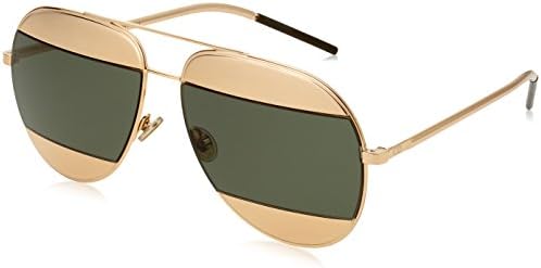 dior split 59mm metal aviator sunglasses