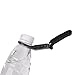F Flammi 3Pcs Hanging Buckle Portable Water Bottle Ring Holder Mineral Water Bottle Clip for Backpack Belt Outdoor Camping Hiking Traveling (Black)