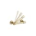 KOHLER K-14377-BGD Purist Pivoting Toilet Tissue Holder, Vibrant Modern Brushed Gold