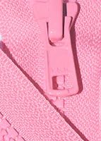 10" Vislon Zipper ~ YKK #5 Molded Plastic ~ Separating - 515 Holiday Pink (1 Zipper / Pack)