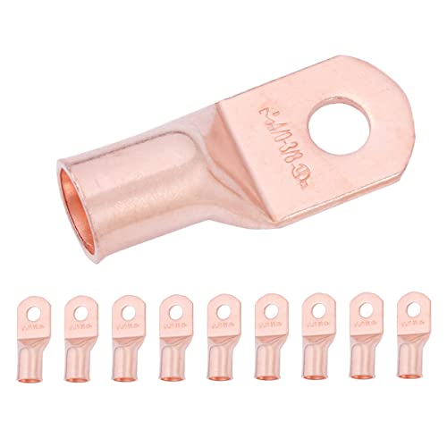 SELTERM 10pcs 4/0 AWG - 3/8" Stud - Battery