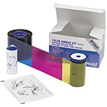 Datacard 534000-002 Color Ribbon & Cleaning Kit - YMCKT - 250 prints with badgeDesigner Premium CR80 30 Mil Graphic Quality PVC Cards - Qty 300 - Thumbnail 2