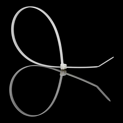 Cambridge Cable Ties Zip Ties 14 Inch 75 Lb Standard Duty 30 Pieces Natural UL Listed Contractor Quality Industrial Strength