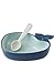Kate Aspen 23160NA Whale Shaped Dip Bowl and Spoon One Size Blue/White