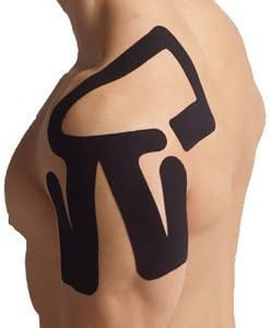 Kinesiology Tape Spidertech Left Shoulder Blk Each