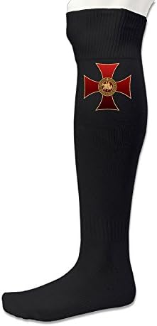 Templar Knight Symbol Men And Women Knee High Running Socks