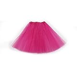 Dreamdanceworks Women's Classic Elastic, 3-layered Tulle Tutu Skirt