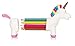 NPW-USA (NP25170) Unicorn-Shaped Color Pencil Set, 10-Count