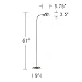 360 Lighting Ridley Modern Standing Task Floor Lamp 61