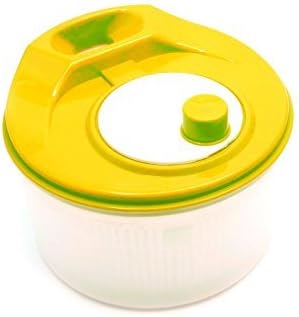 3.5 Quart Salad Spinner. Polypropylene, Dishwasher Safe with Dryer Filter. (Yellow)