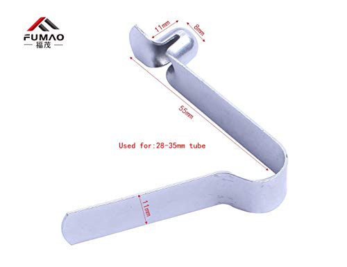 image for FUMAO Manufacture Supply 10Pcs T Metal Push Button Clips Used for 1.10