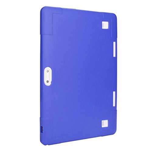 Voberry Universal Silicone Cover Case For 10 10.1 Inch Android Tablet PC (Blue) - Thumbnail 5