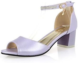 BalaMasa Girls Glass Diamond Fashion Purple Soft Material Sandals - 9 B(M) US