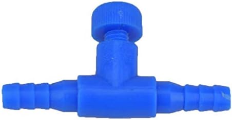 Finedo Aquarium Airline Regulator Pump Aeration Pump Aquarium Oxygen Pump Fish Tank Oxygen Pump Oxygen Tube Tee Joint Air Conditioning Valve Switch For Fish Tank (Blue)