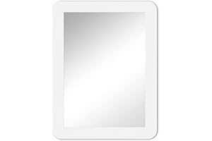 Magnetic Locker Mirror Makeup Small Real Glass for School Locker with Magnetic Backing Office Locker Accessory Bathroom House