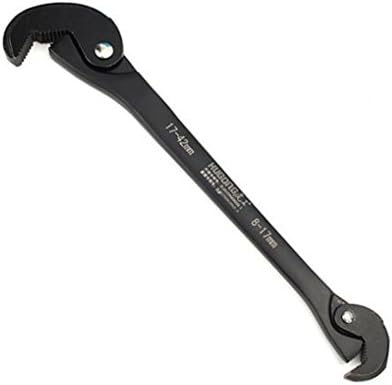 Universal 8-42mm Multi-function Adjustable Wrench Spanner Black Handhold Tool