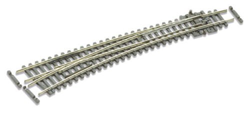 Peco N Scale Code 55 Electrofrog Double Curved Left-Hand Turnout