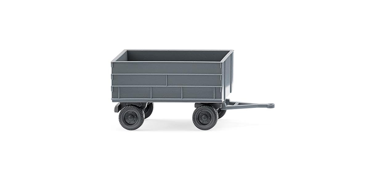Wiking 095638 N Harvest Trailer - Basalt Grey