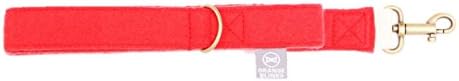 Orange Blinks "Blue Chessboard" Collection Leash, Small, Orange