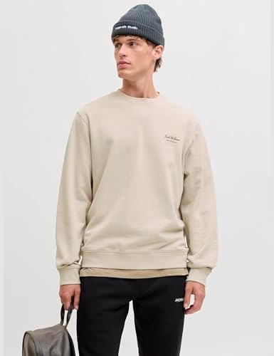 Jjearchive Gráfico Sweat Gola Redonda Noos, Moonbeam, XS Men, Moonbeam, XS