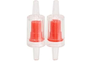 Backflow Prevention Valve Aquarium Check Bubble Air Pump Valve For Fish Tank 6 Pieces Red Attractive processing