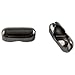 CleverDelights 2.4mm Ball Chain Clasps - Gunmetal Color - 100 Pack - Metal Bead Connector